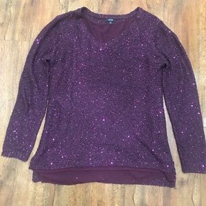 Apt 9 sequin sweater
